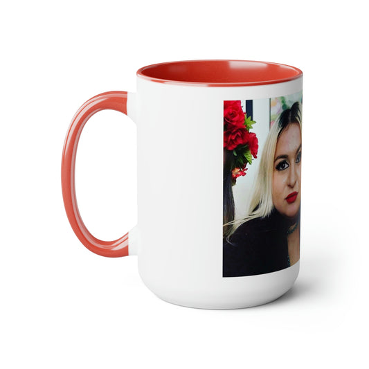 Two-Tone Coffee Mugs, 15oz