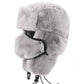 Winter Thermal Faux Rabbit Fur Bomber Hats Women Men Winter Hat Face Neck Earflap Snow Caps