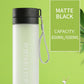 Outdoor Large Capacity Sports Water Bottle Frosted Plastic Cup Portable Rope Plastic Bottle Gift Mug Customizable Print Logo