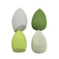 4pcs Makeup Sponge Powder Puff Dry and Wet Combined Beauty Cosmetic Ball Foundation Powder Puff Bevel Cut Make Up Sponge Tools